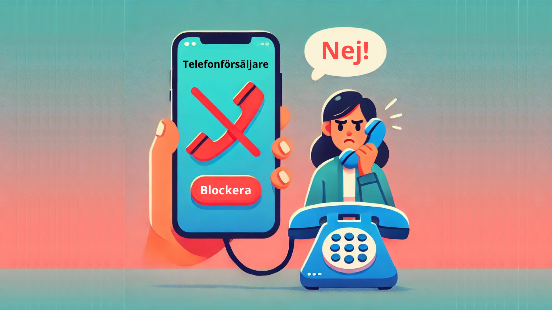 Blockera telefonförsäljare